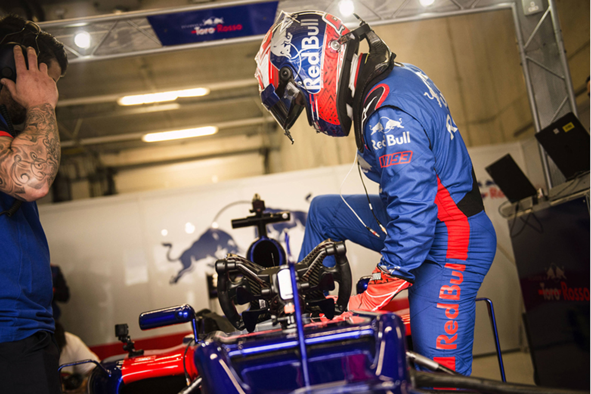 マルク・マルケス、トロロッソ・ホンダ仕様のマシンでF1初走行(写真02)