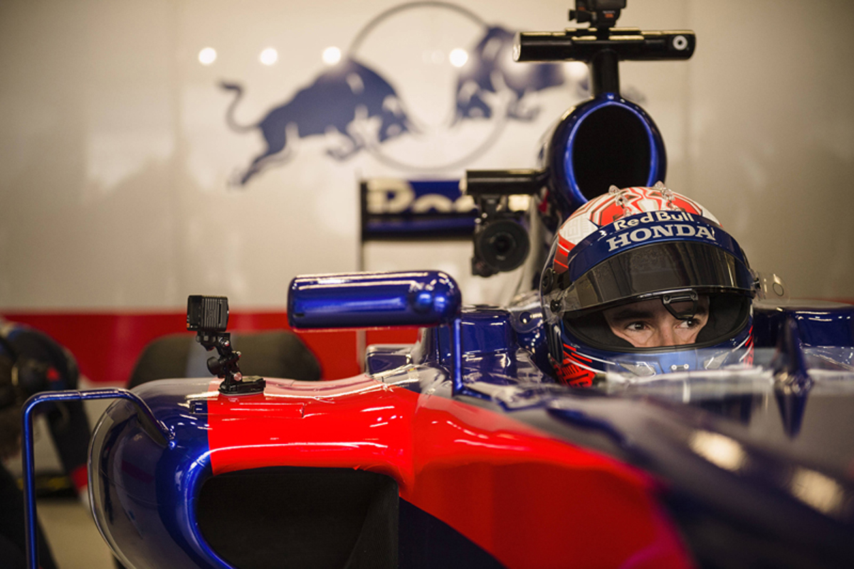 マルク・マルケス、トロロッソ・ホンダ仕様のマシンでF1初走行(写真03)