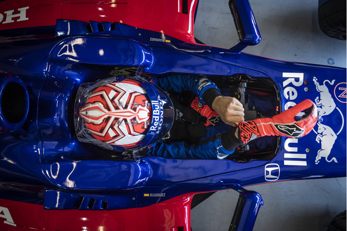 マルク・マルケス、トロロッソ・ホンダ仕様のマシンでF1初走行(写真04)
