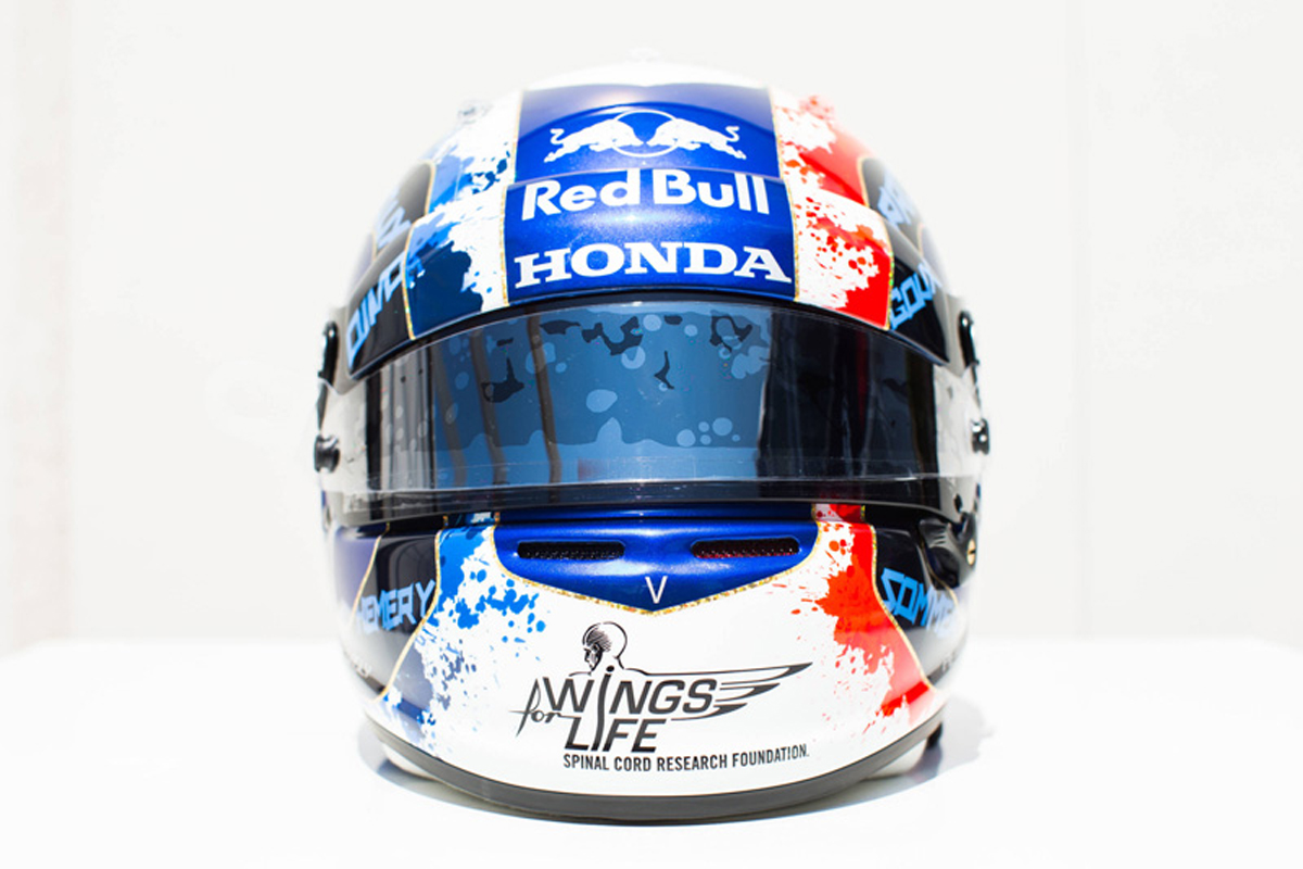 ピエール・ガスリー 2018年 F1フランスGP ヘルメット③