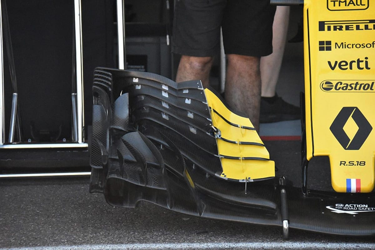 ルノーF1 新型フロントウイング F1ドイツGP