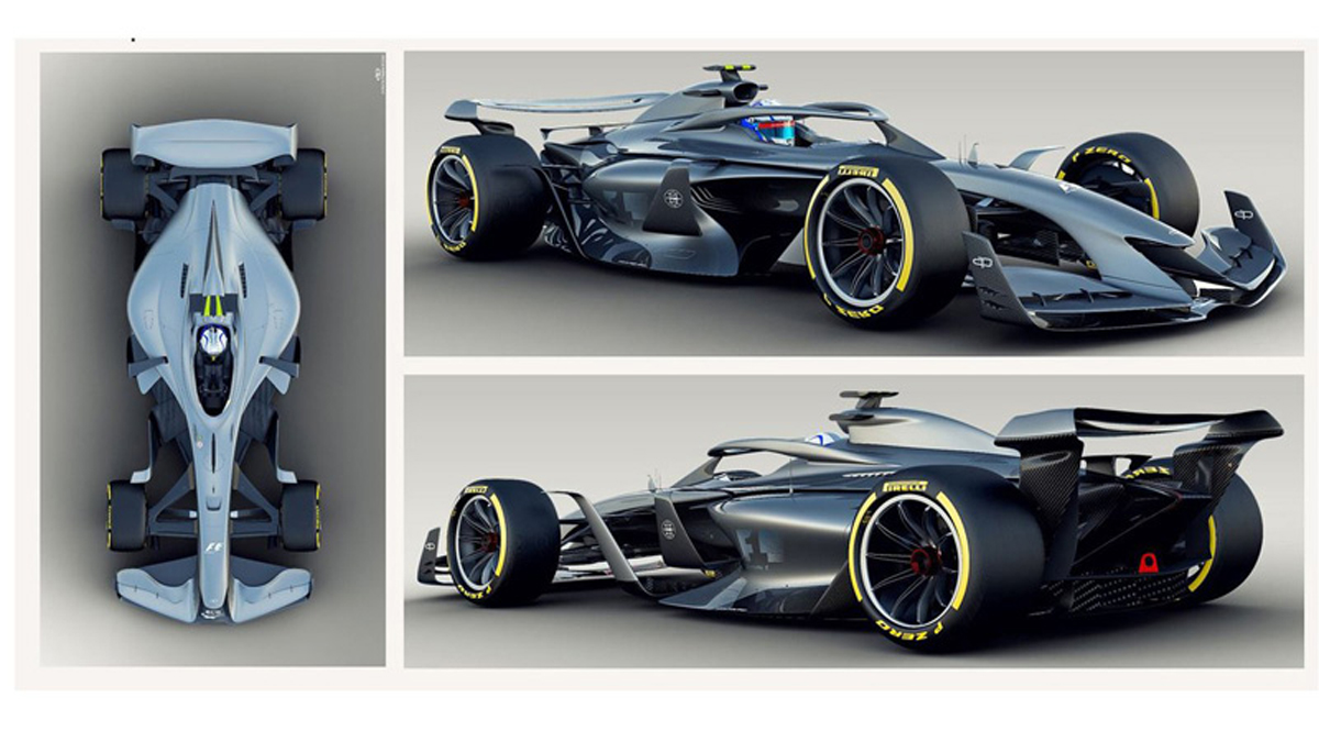2021年 F1マシン コンセプトデザイン③