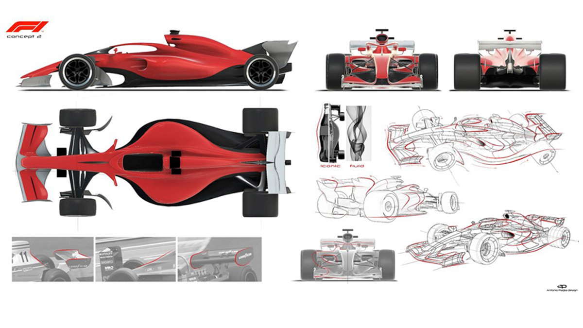 2021年 F1マシン コンセプトデザイン②