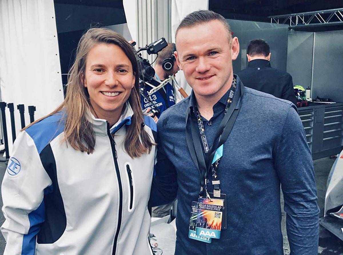 Wayne Rooneyand Simona de Silvestro
