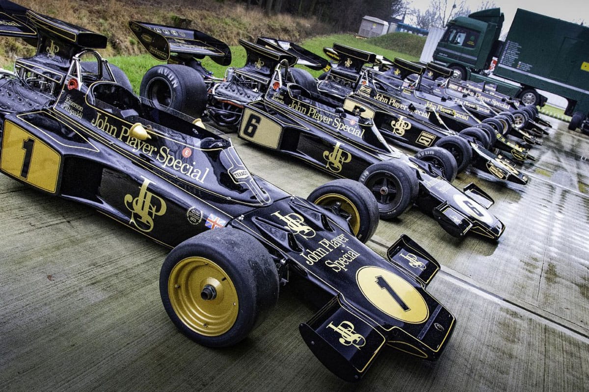 JPSチーム・ロータス F1マシン