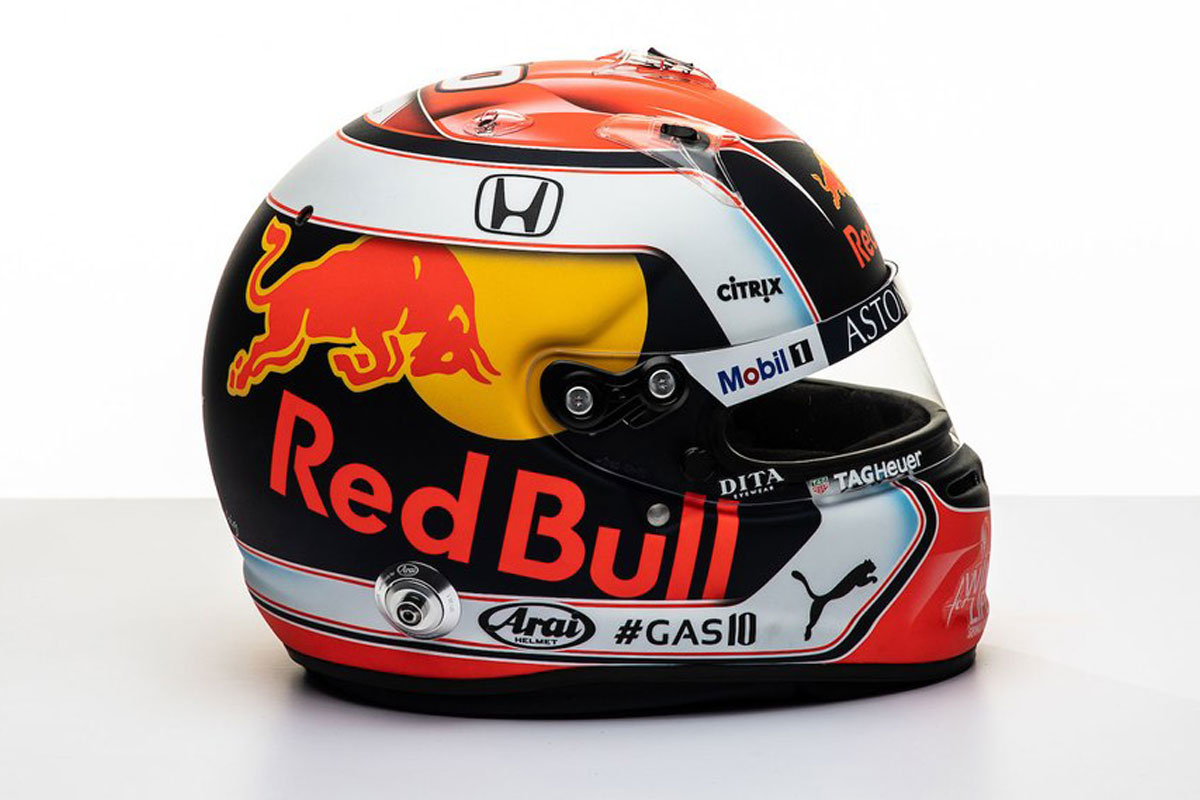 ピエール・ガスリー 2019年 F1ヘルメット