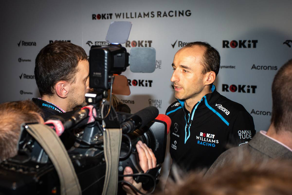 ロバート・クビサ 囲み取材 | ROKiT Williams Racing