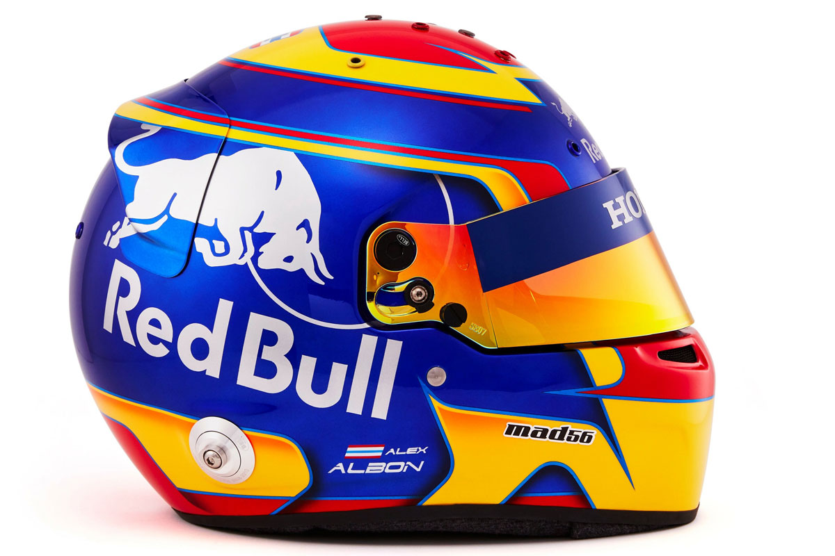 アレクサンダー・アルボン 2019年 F1ヘルメット