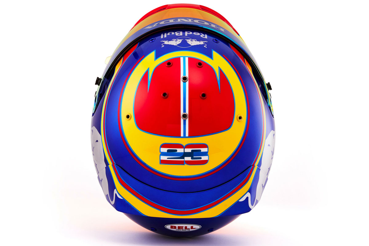 アレクサンダー・アルボン 2019年 F1ヘルメット (トップ)