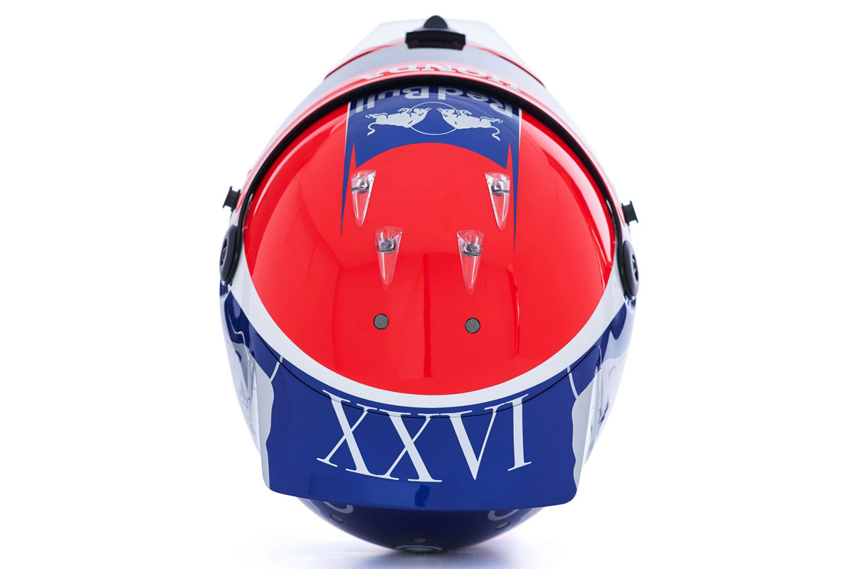 ダニール・クビアト 2019年 F1ヘルメット (サイド)