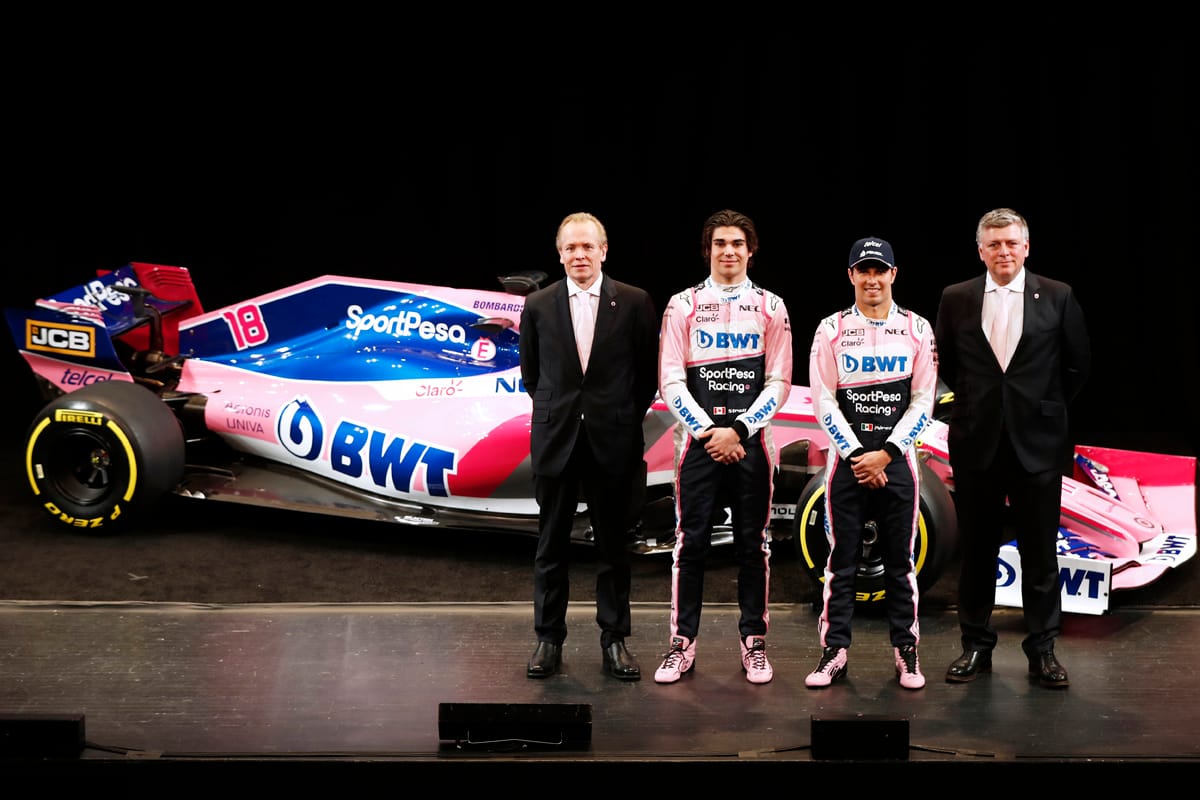 レーシングポイント 2019年F1マシン カラーリング