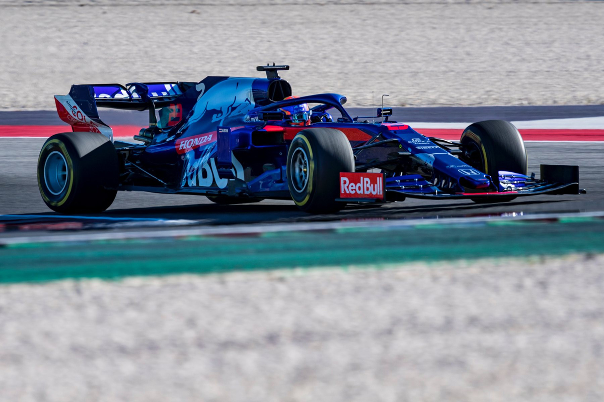 トロロッソ・ホンダ STR14 シェイクダウン ⑬