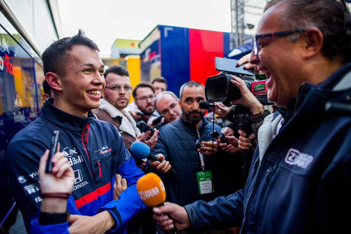Alexander Albon Toro Rosso Honda