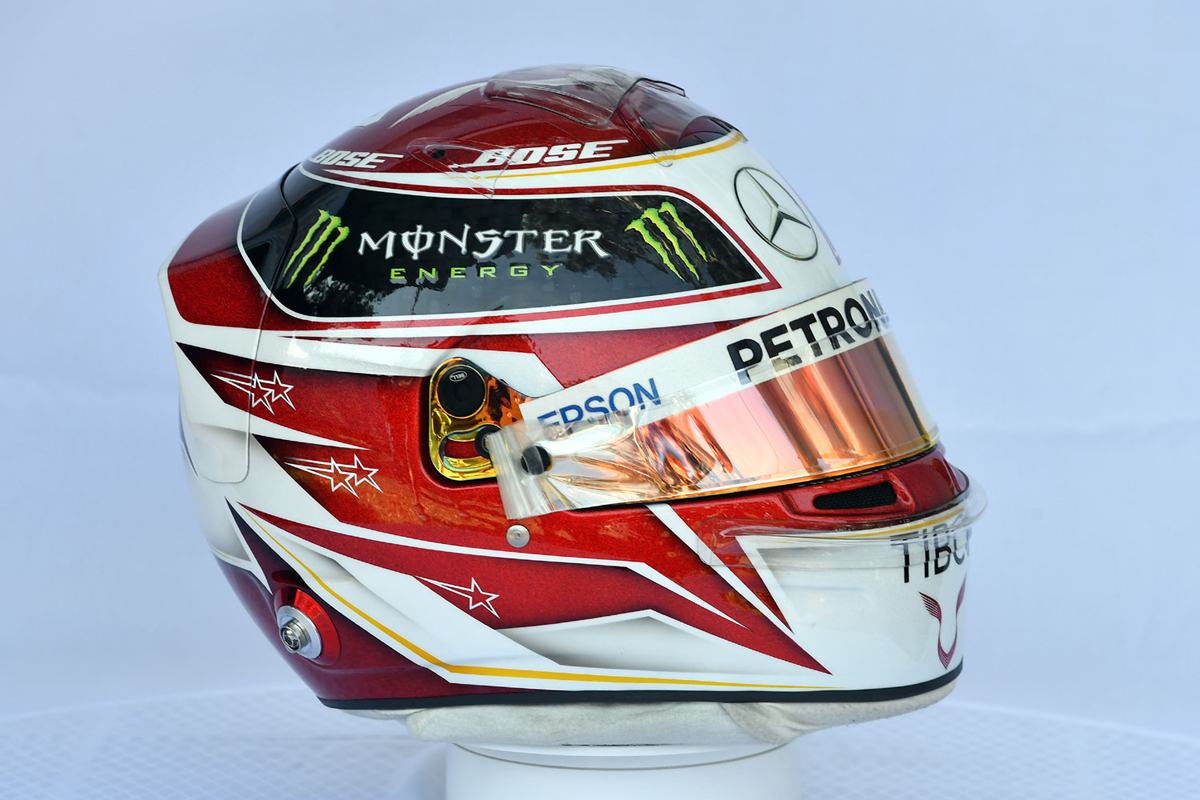 ルイス・ハミルトン：2019年 F1ヘルメット