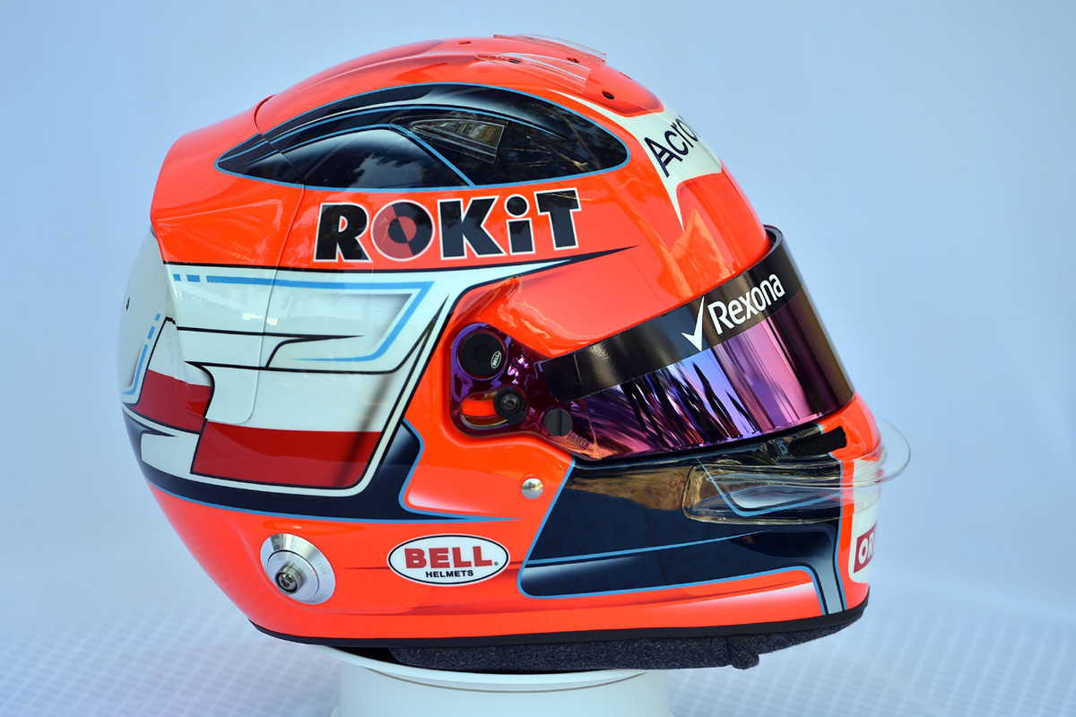 ロバート・クビサ：2019年 F1ヘルメット