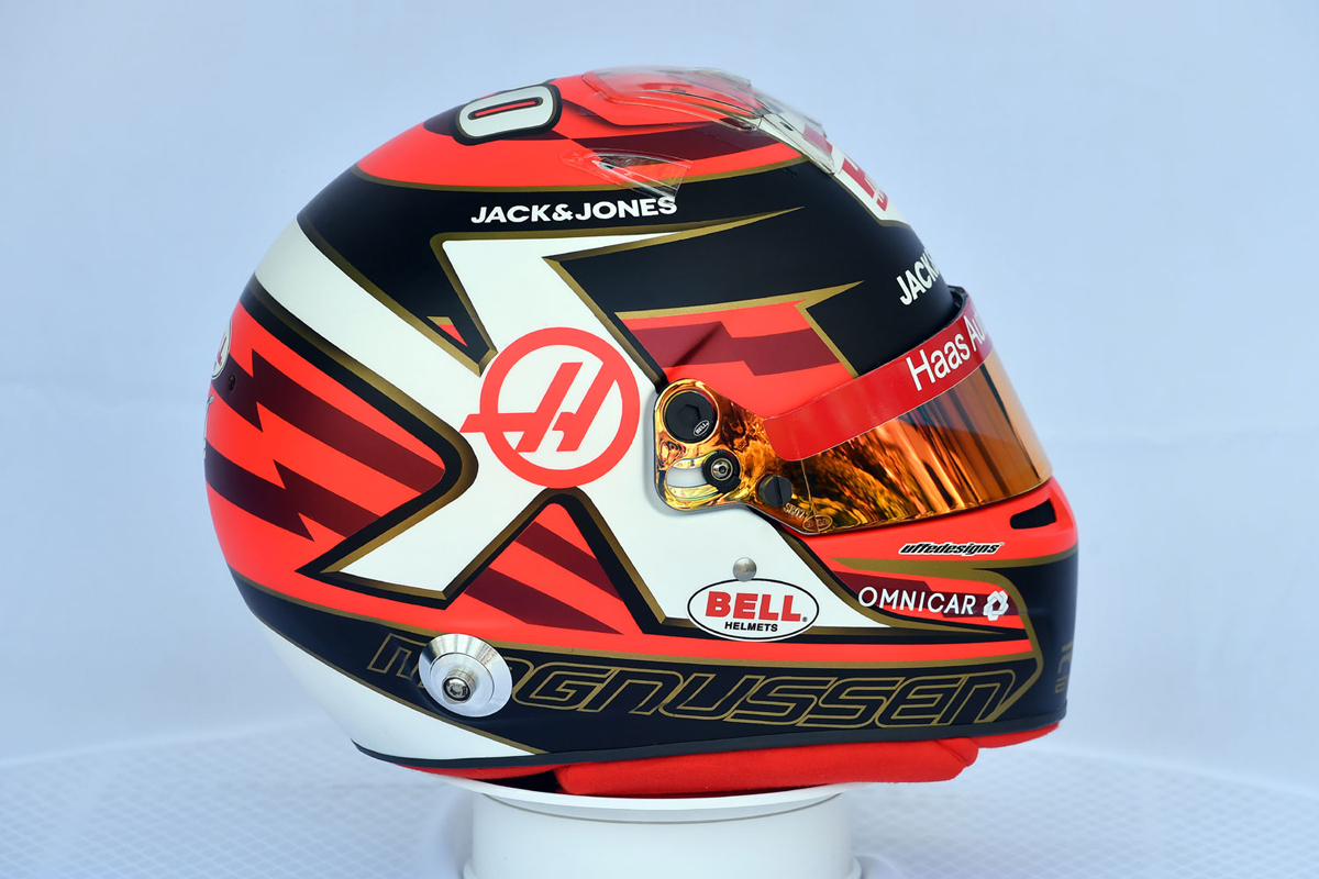 ケビン・マグヌッセン：2019年 F1ヘルメット