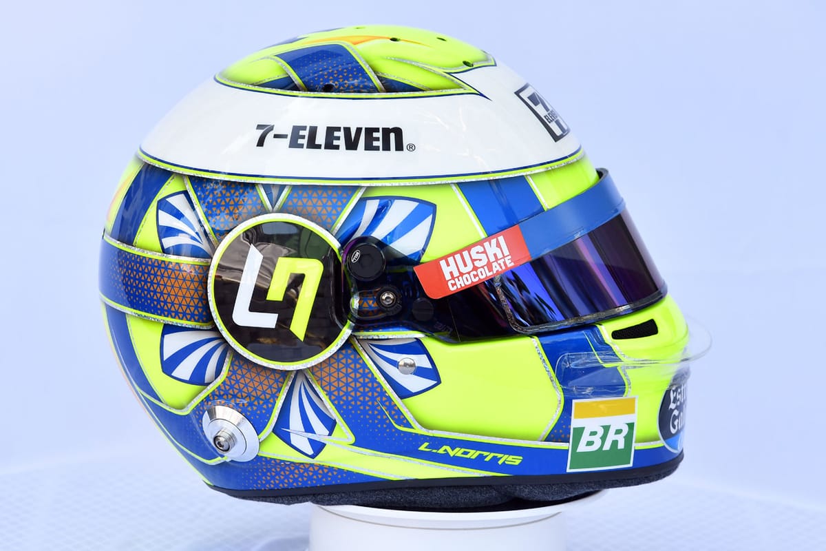 ランド・ノリス：2019年 F1ヘルメット