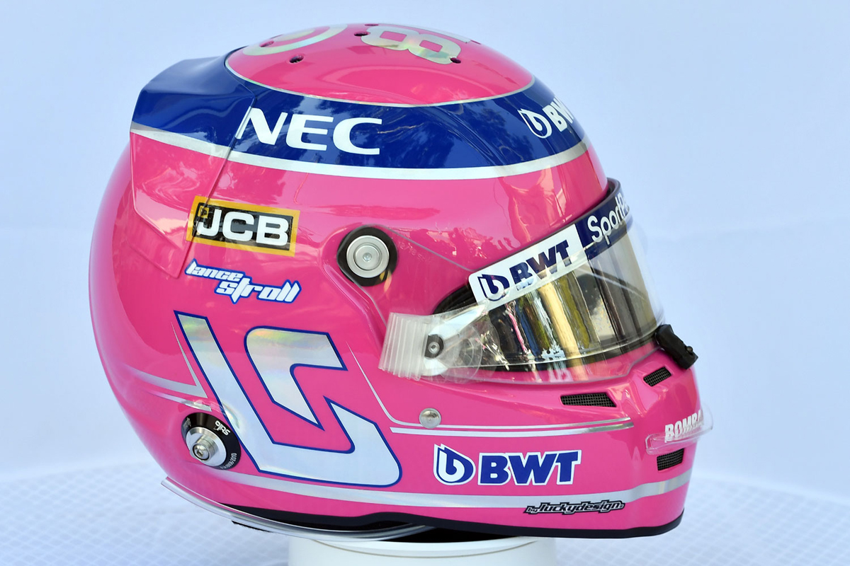 ランス・ストロール：2019年 F1ヘルメット
