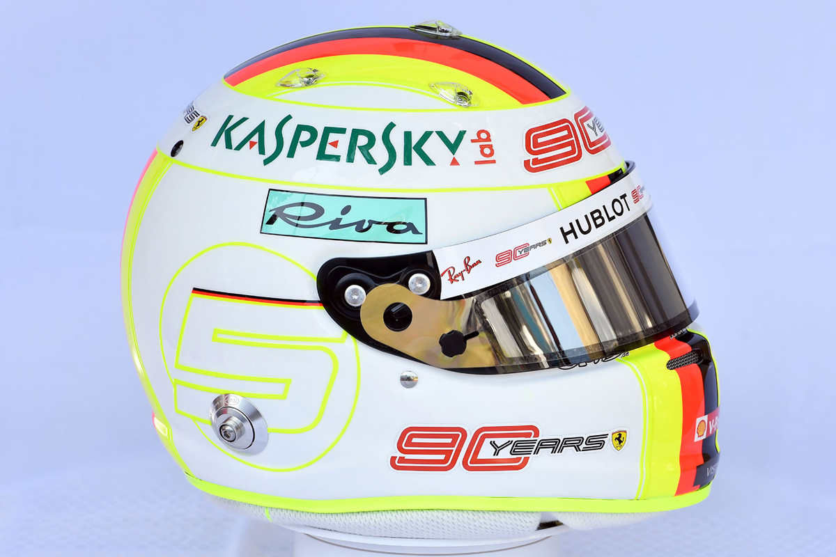 セバスチャン・ベッテル：2019年 F1ヘルメット