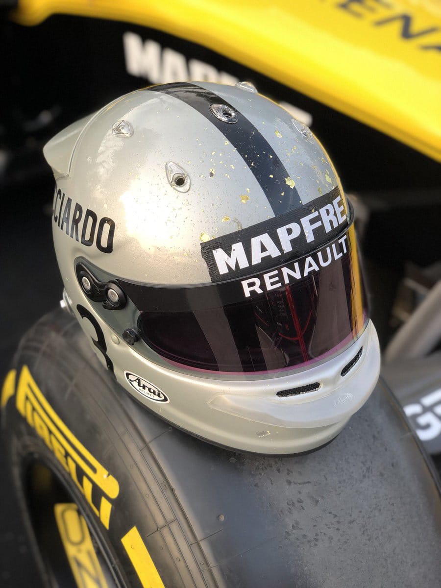 F1 ダニエル・リカルド 中国GP ヘルメット