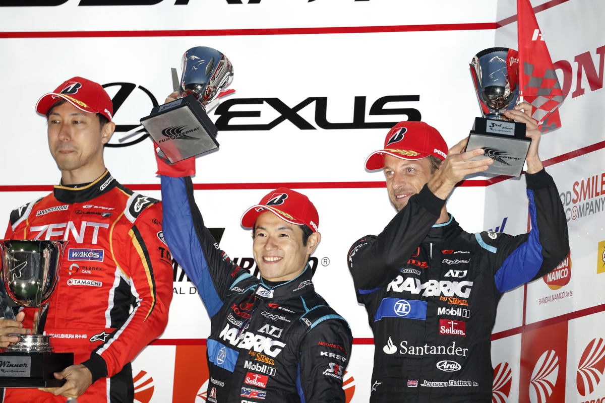 ジェンソン・バトンと山本尚貴 2019年 第2戦 富士スピードウェイ