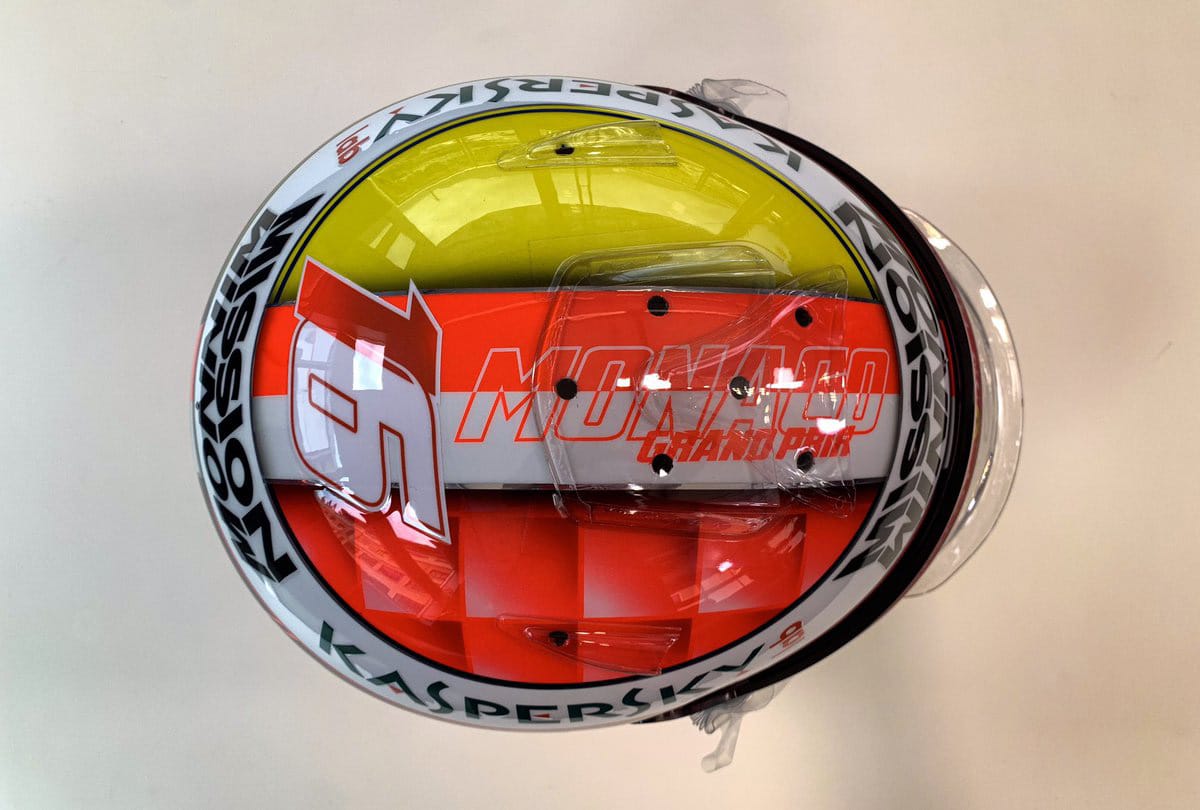 シャルル・ルクレール 2019年 F1モナコGP ヘルメット③