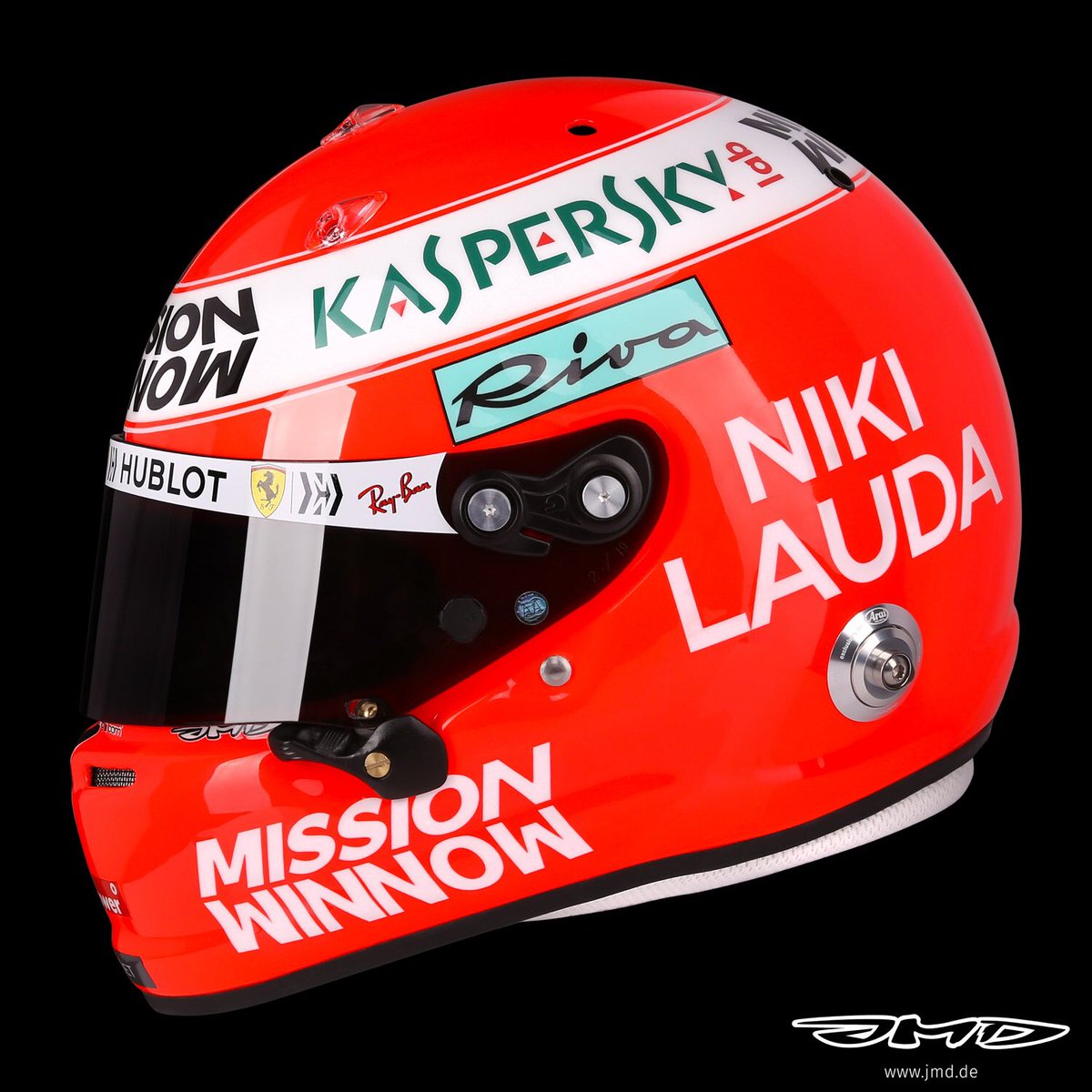 セバスチャン・ベッテル 2019年 F1モナコGP ヘルメット②
