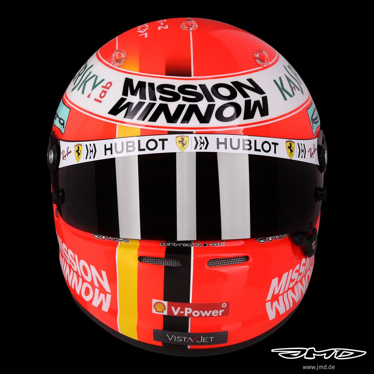 セバスチャン・ベッテル 2019年 F1モナコGP ヘルメット
