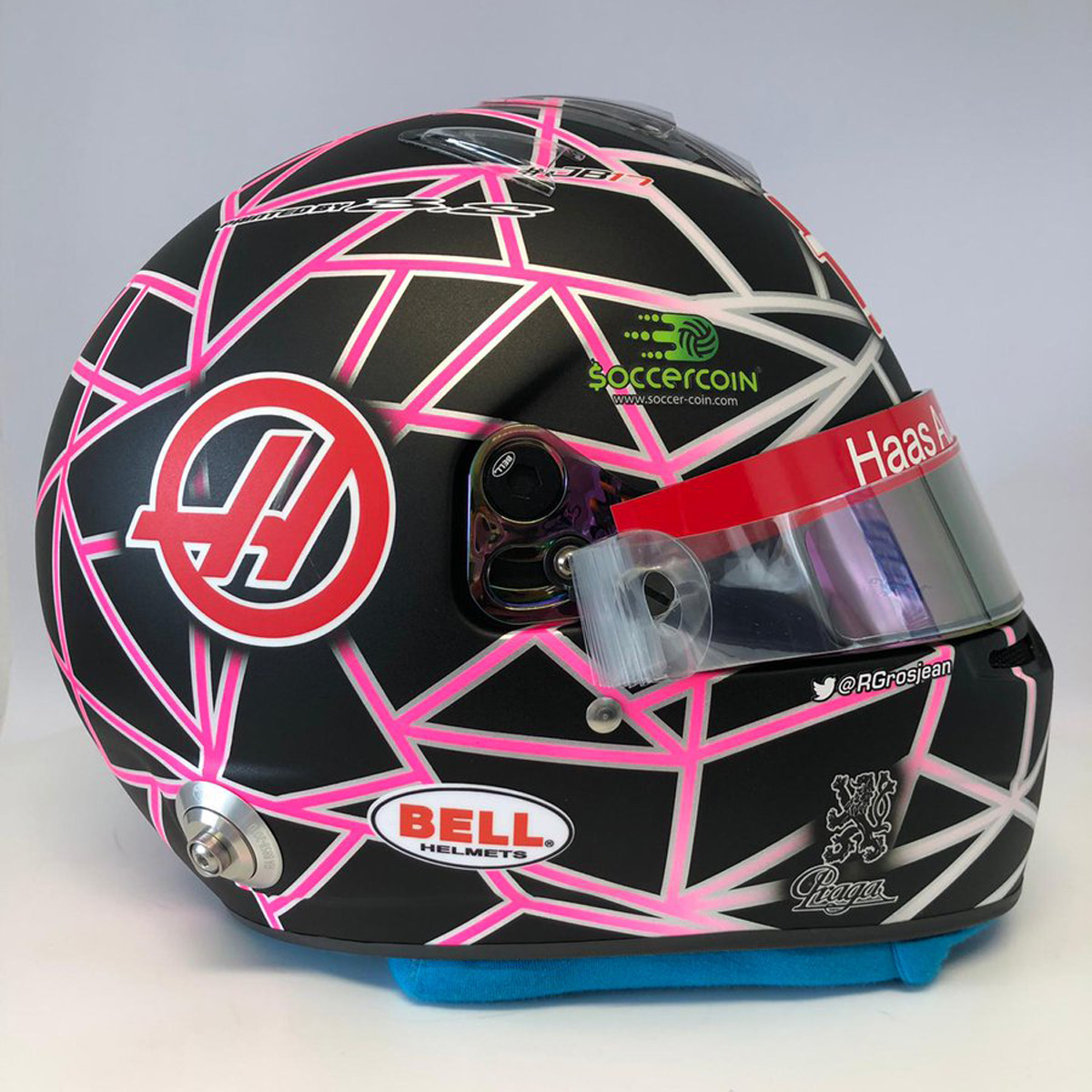 ロマン・グロージャン 2019 フランスGP ヘルメット②