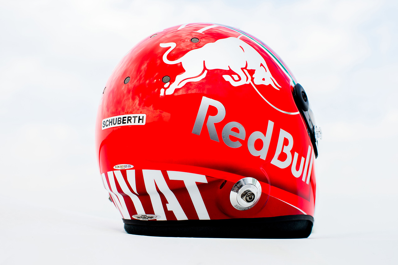 ダニール・クビアト 2019年 F1イタリアGP ヘルメット②