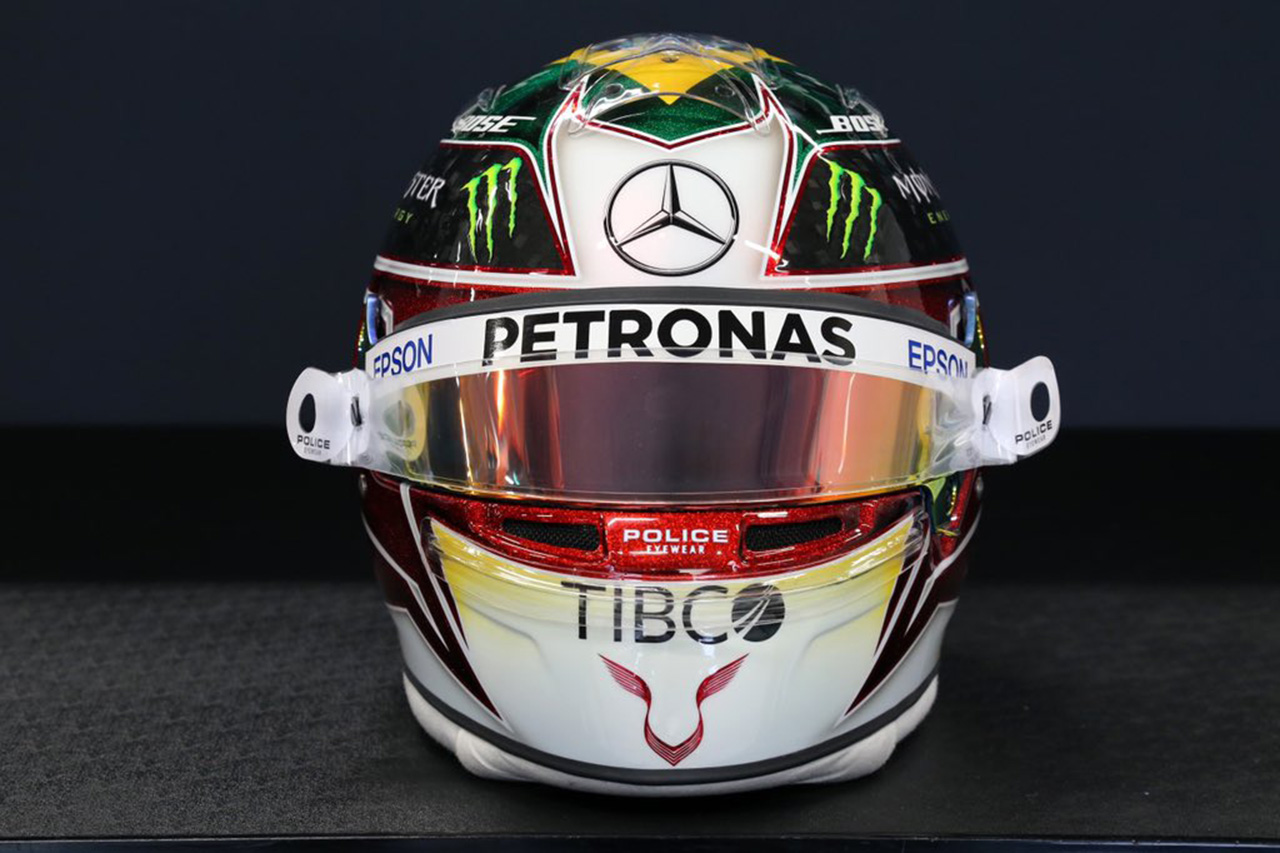 ルイス・ハミルトン 2019年 F1ブラジルGP ヘルメット