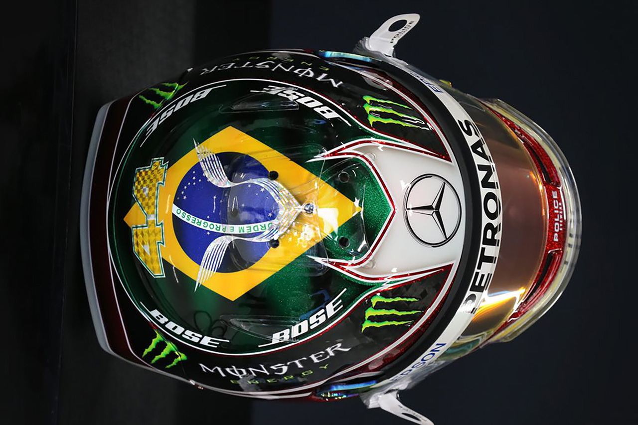ルイス・ハミルトン 2019年 F1ブラジルGP ヘルメット②