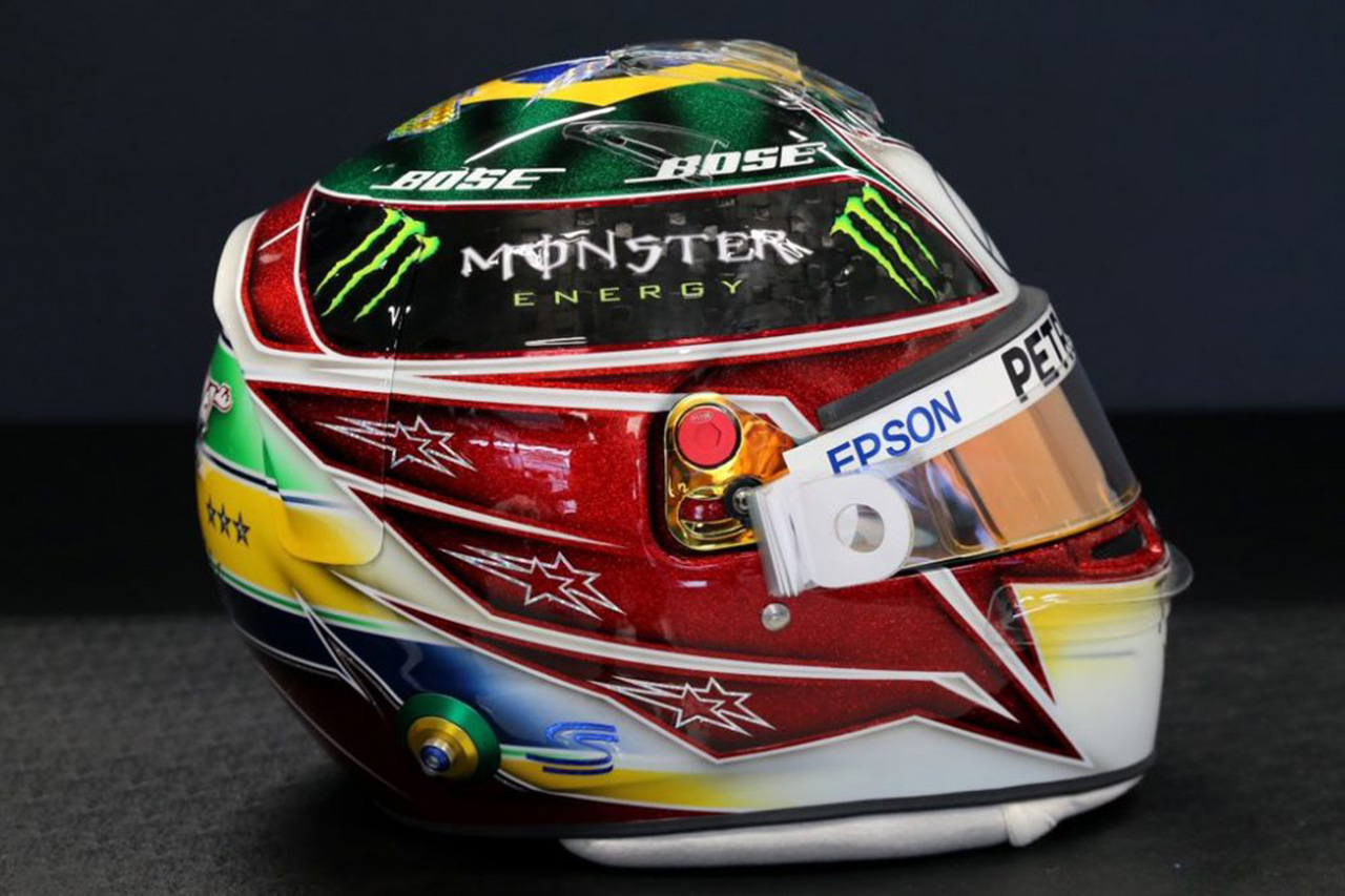ルイス・ハミルトン 2019年 F1ブラジルGP ヘルメット③