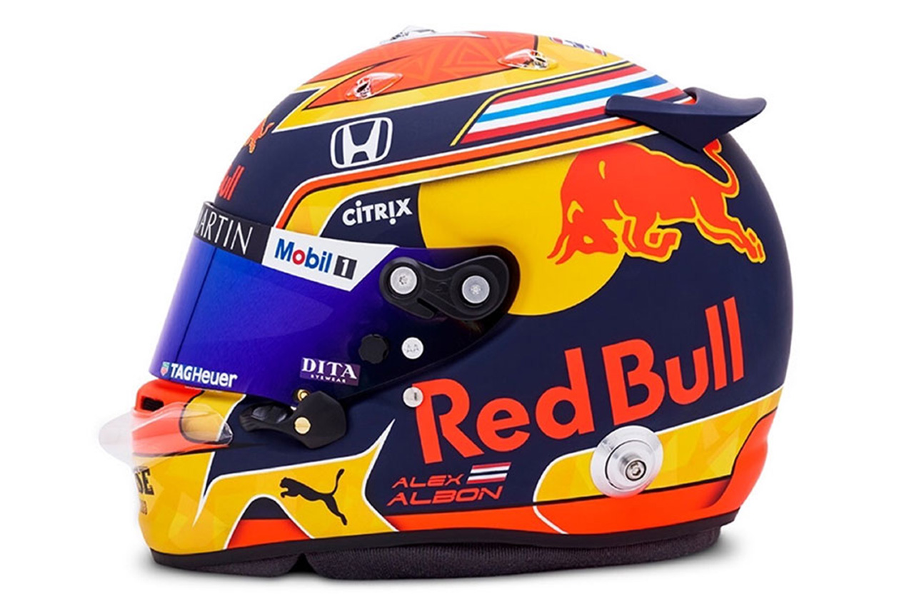 アレクサンダー・アルボン (レッドブル・ホンダ) 2020年 F1ヘルメット