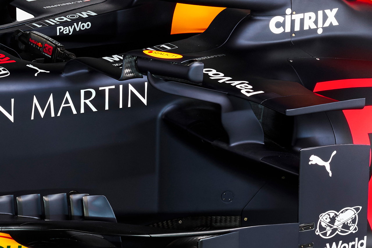 レッドブル・ホンダ RB16 ミラーマウント