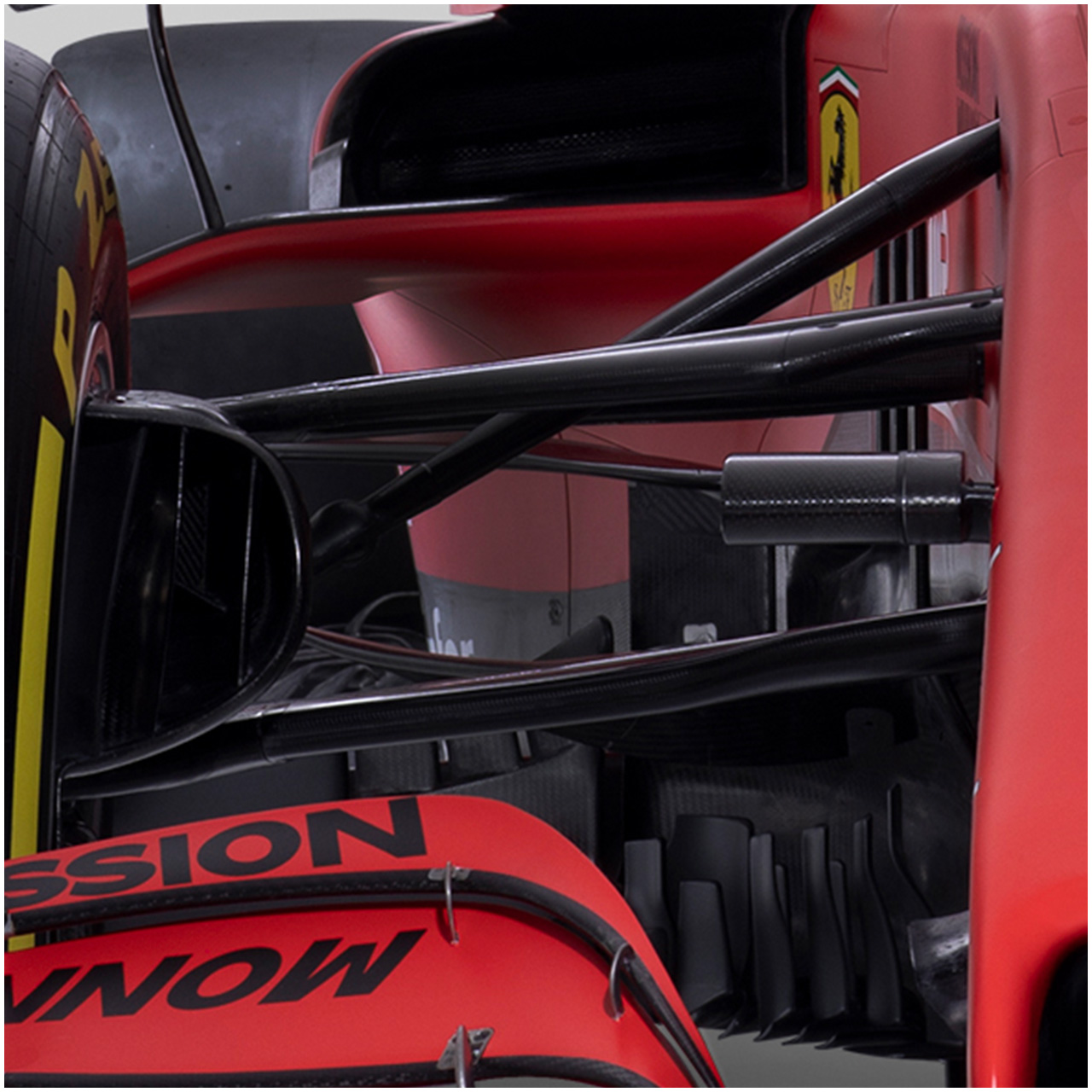 フェラーリF1 SF1000:フロントサスペンション