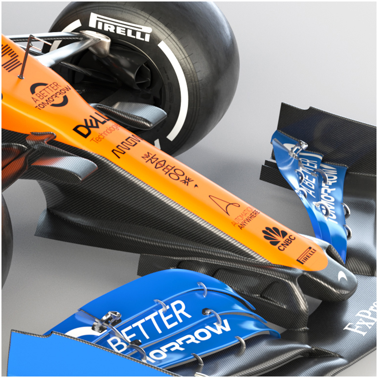 マクラーレンF1 MCL35:ノーズ