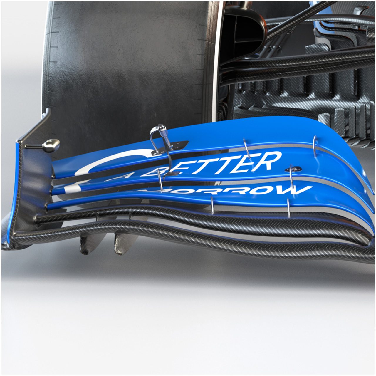 マクラーレンF1 MCL35:フロントウイング