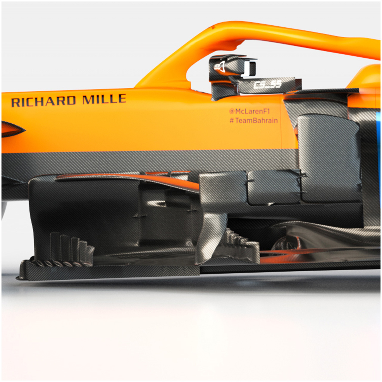 マクラーレンF1 MCL35:バージボード