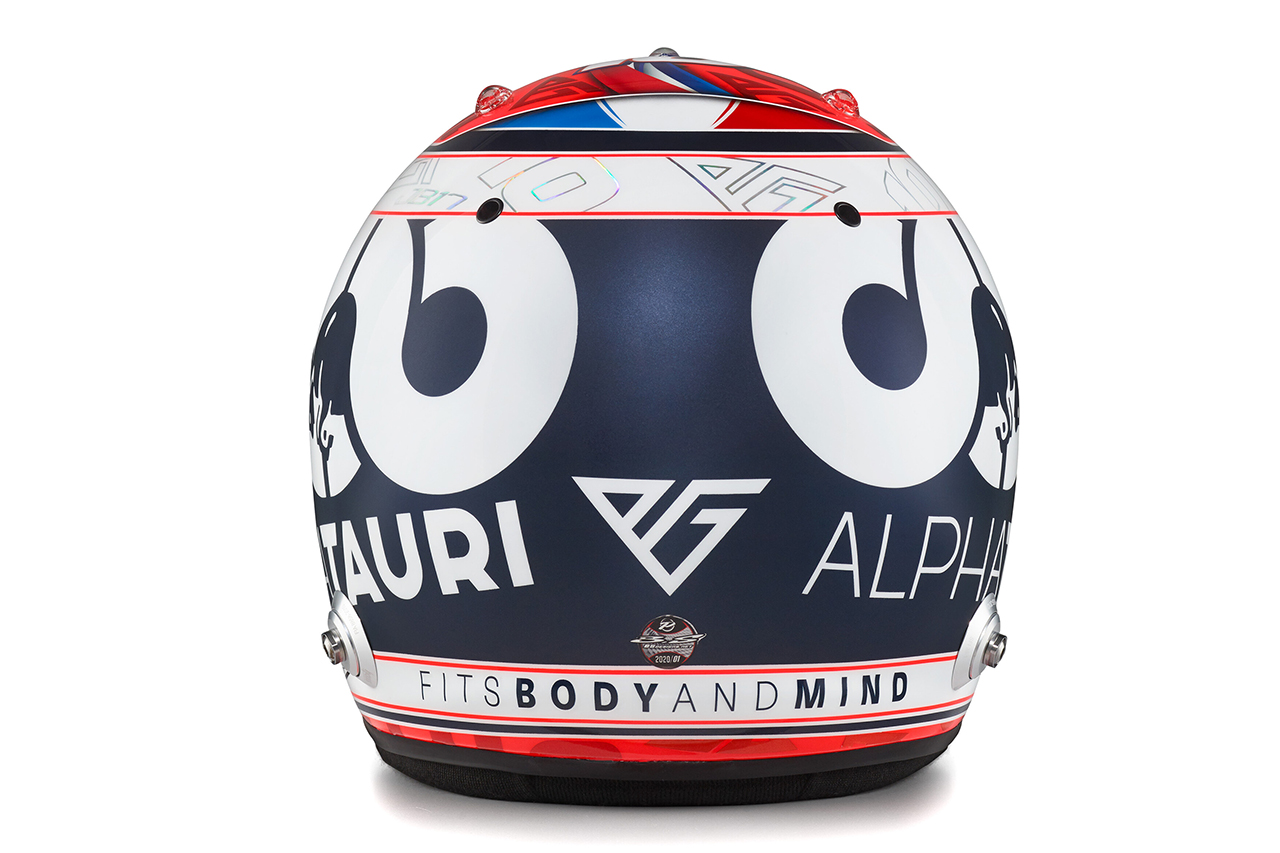 ピエール・ガスリー 2020年 F1ヘルメット(アルファタウリ・ホンダ)