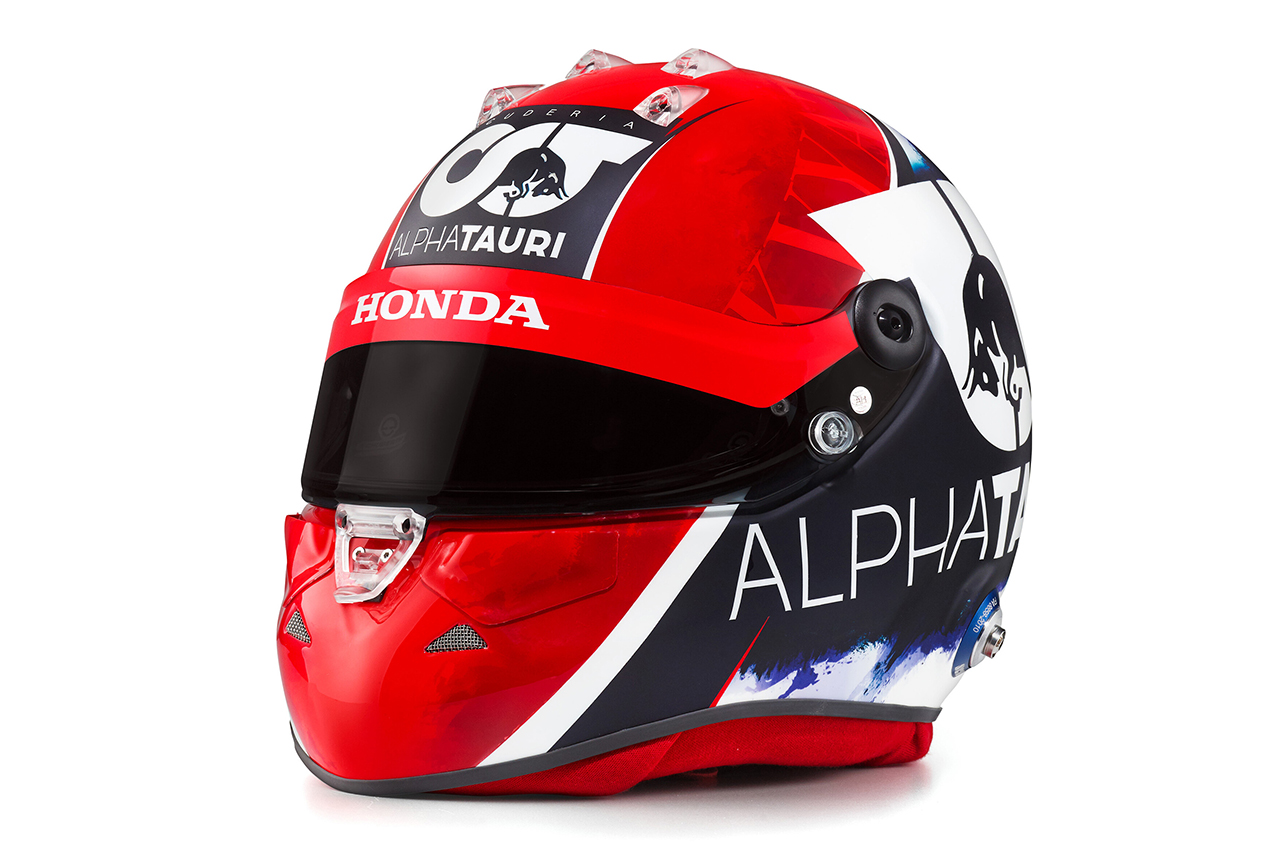 ダニール・クビアト 2020年 F1ヘルメット（アルファタウリ・ホンダ）