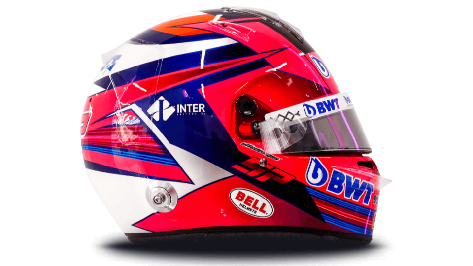 セルジオ・ペレス:2020年 F1ヘルメット