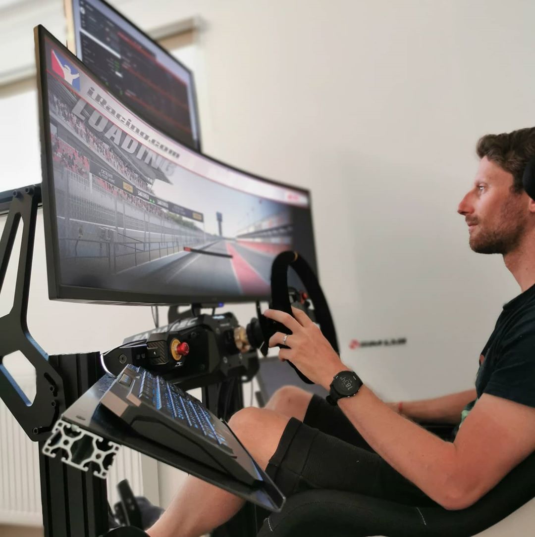F1:ロマン・グロージャン シムレース環境①