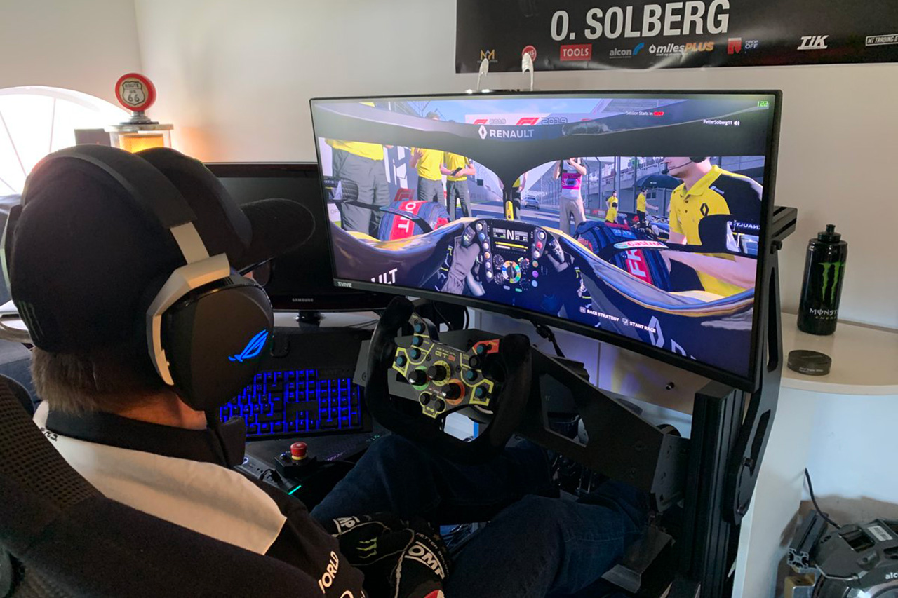 ペター・ソルベルグ F1バーチャルGP