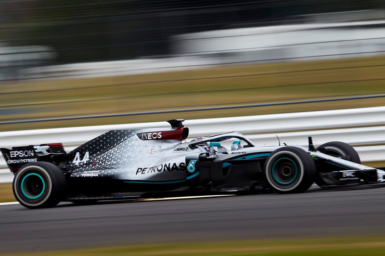 ルイス・ハミルトン メルセデスF1 プライベートテスト