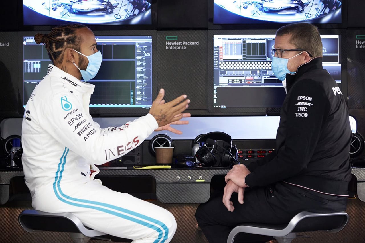 ルイス・ハミルトン メルセデスF1 プライベートテスト