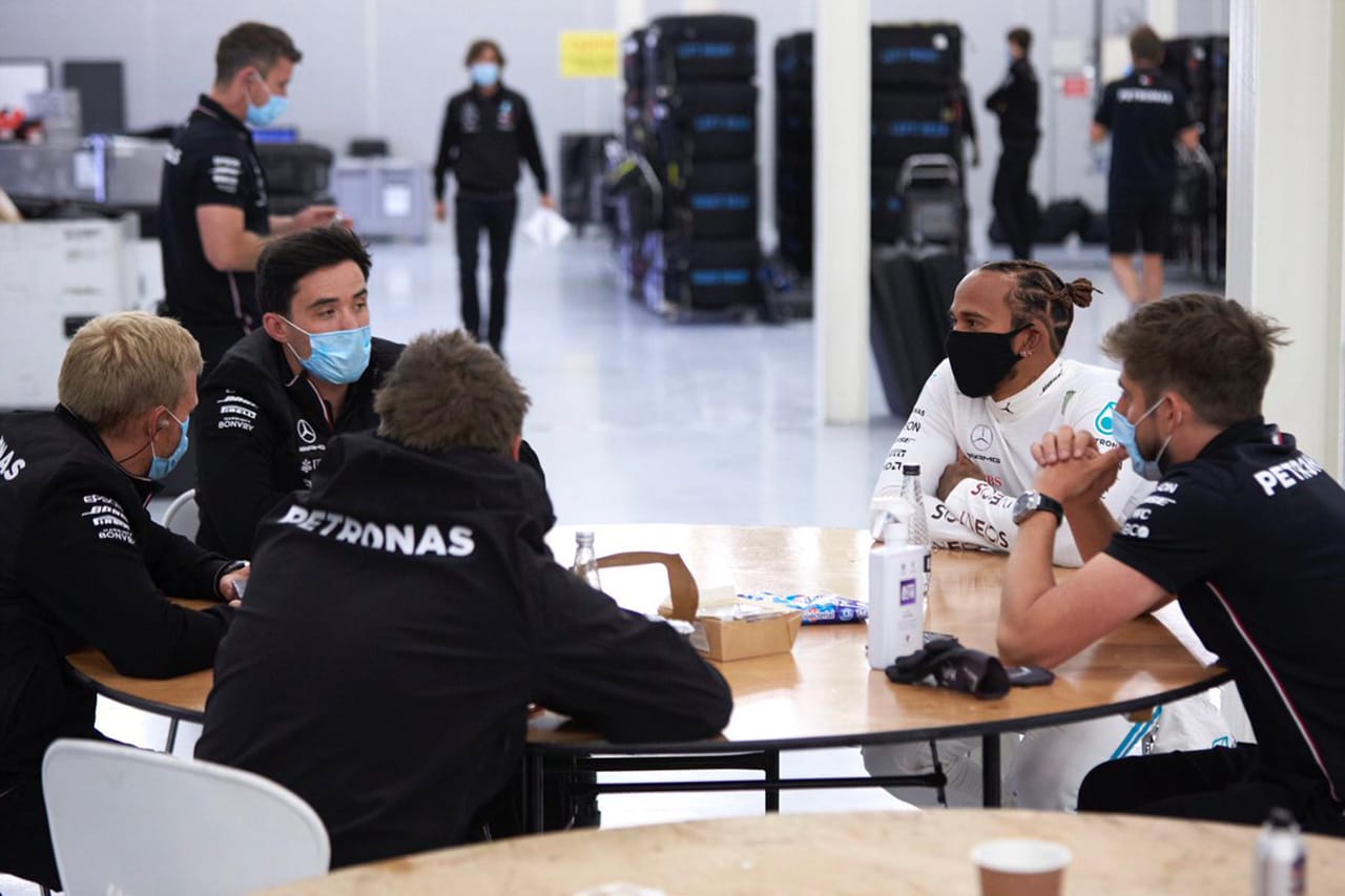 ルイス・ハミルトン メルセデスF1 プライベートテスト