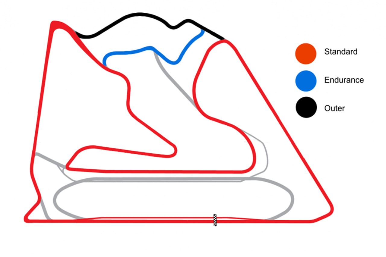 F1バーレーンGP 3つのレイアウト