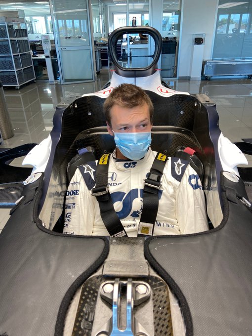 ダニール・クビアト アルファタウリ・ホンダF1