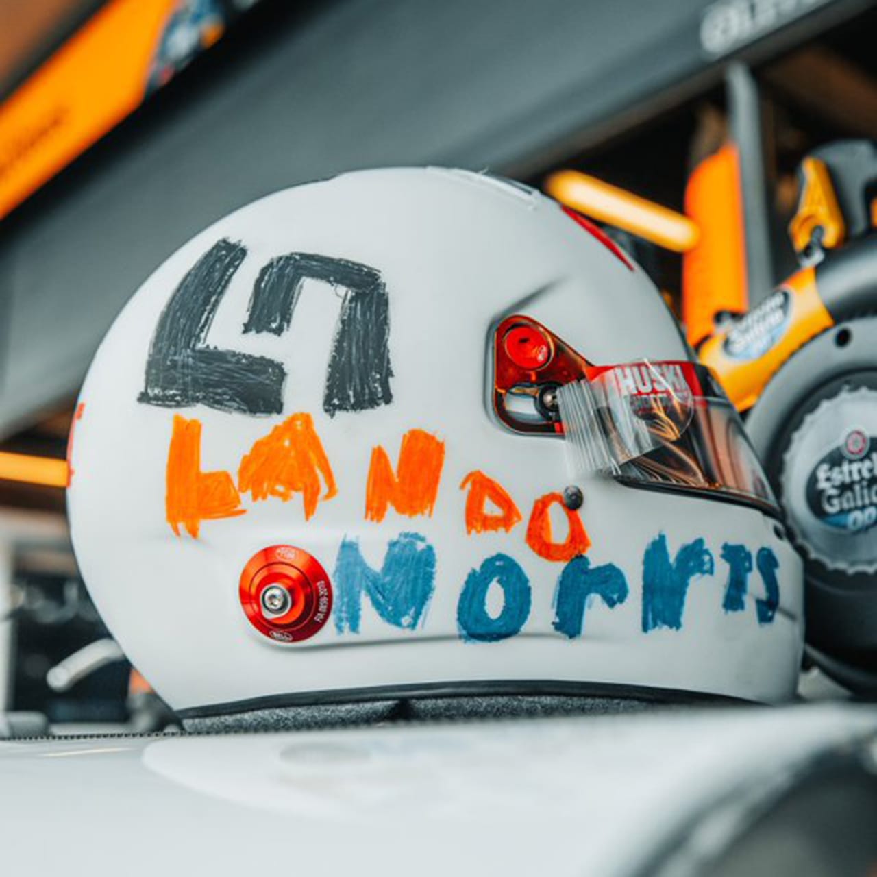 ランド・ノリス 2020年F1イギリスGP 特別ヘルメット